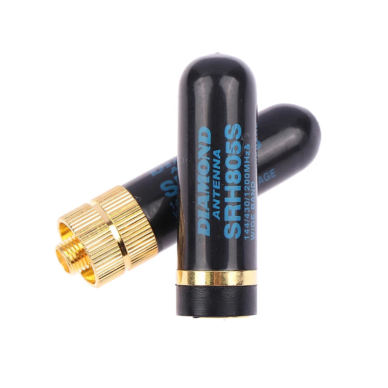 SRH805S Dual Band Antenna UHF VHF SMA-Male for Yaesu Radios Radio Antenna Richie's