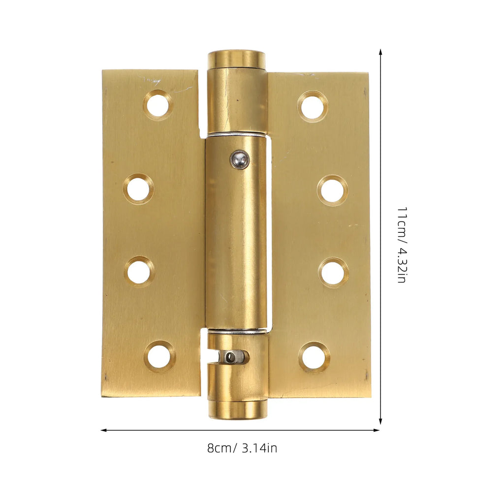 2Pcs Heavy Duty Self Closing Door Hinges – Adjustable Spring Self Closing Hinges Richie's Golden