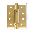2Pcs Heavy Duty Self Closing Door Hinges – Adjustable Spring Self Closing Hinges Richie's Golden