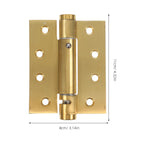 2Pcs Heavy Duty Self Closing Door Hinges – Adjustable Spring Self Closing Hinges Richie's Golden