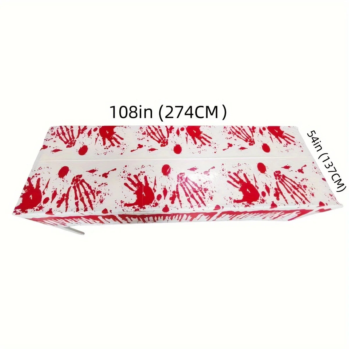 Halloween Plastic Table Cover – Bloody Hands 54×108 in Halloween Table Cover Richie's