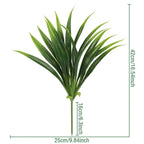 42cm Artificial Gladiolus Branch Faux Green Plant Décor Artificial Plant Branch Richie's Green