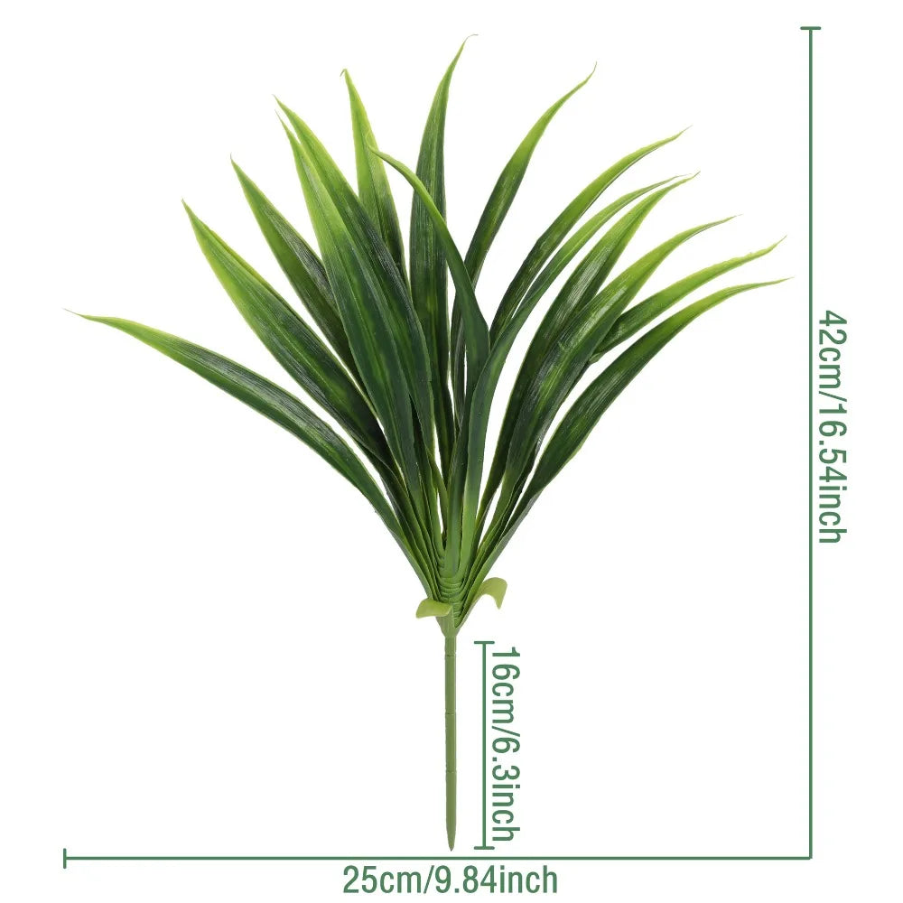 42cm Artificial Gladiolus Branch Faux Green Plant Décor Artificial Plant Branch Richie's Green