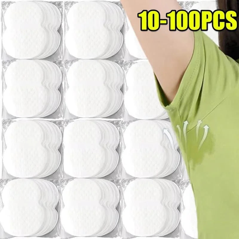 Disposable Underarm Sweat Pads – Breathable Ultra-Thin 10–100 Pcs Underarm Sweat Pads Richie's