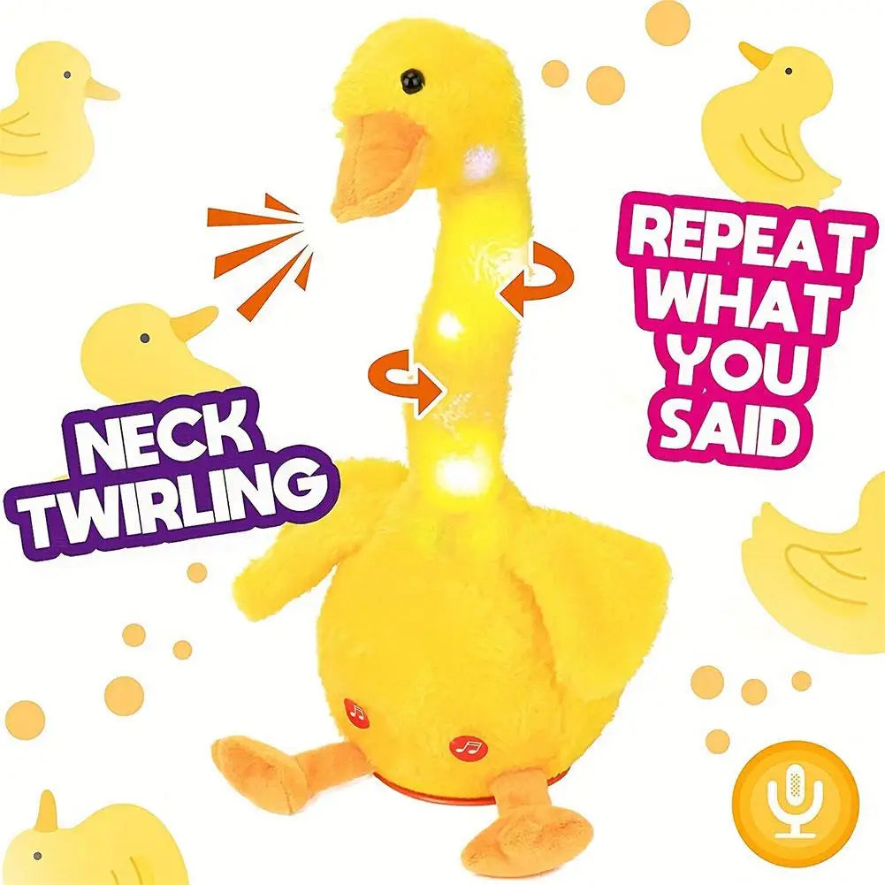 Talking Duck Plush Toy – Repeating, Dancing & Singing for Kids Talking Plush Toy Richie's