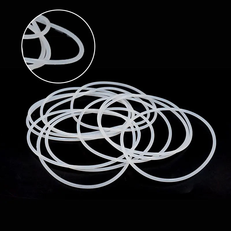 VMQ Silicone O-Ring CS3.1mm OD105–170mm Rubber Sealing Gasket 2PCS Silicone O-Ring Gasket Richie's