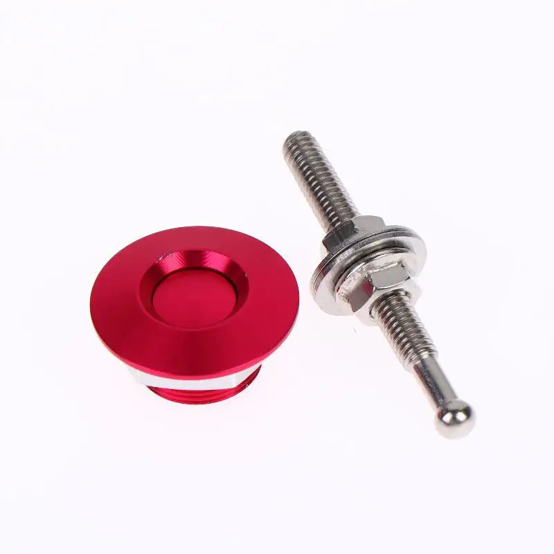 30mm Aluminum Hood Pin Quick Release Latch Lock – Universal Fit Hood Pin Lock Kit Richie's Pink
