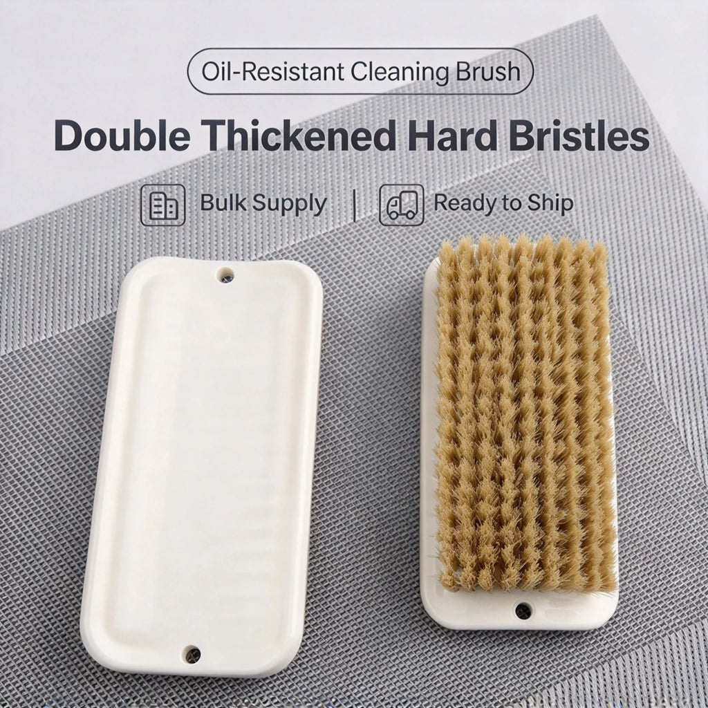 Heavy Duty Hard Bristle Scrub Brush – Kitchen & Bathroom Cleaning Scrub Brush Richie's