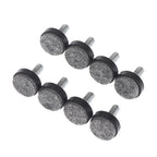 Adjustable Felt Furniture Leg Pads M6 M8 Anti-Slip Screws 4/8Pcs Furniture Leg Pads Richie's 8Pcs Black M8x25x20