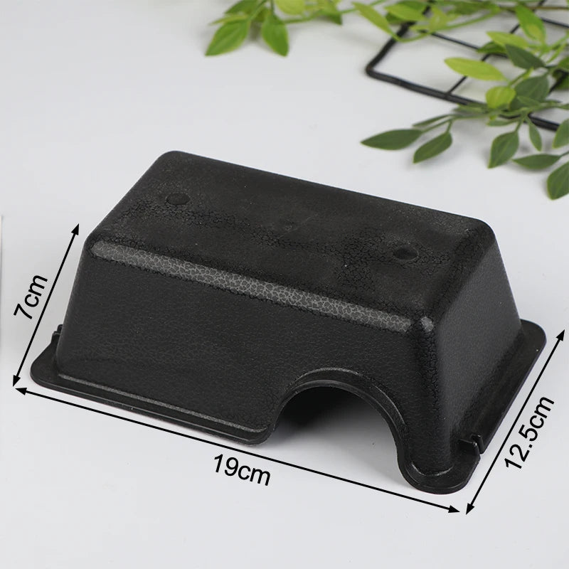 Reptile Hide Box Cave for Gecko Snake Lizard – Ventilated Reptile Hide Cave Richie's A5