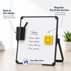 Portable Magnetic Desktop Mini Whiteboard with Pen Holder Desktop Whiteboard Richie's