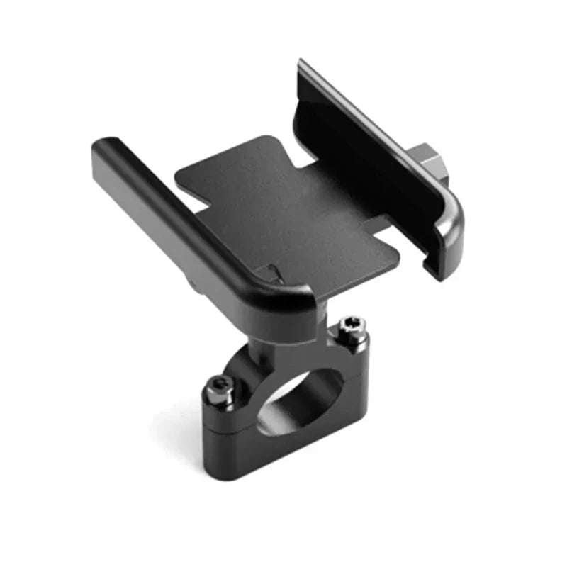 Motorcycle Bicycle Phone Holder Handlebar & Mirror Mount Phone Mount Bracket Richie's Black handlebar