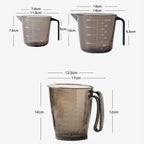 Transparent Measuring Cup with Scale, Pour Spout & Handle Measuring Cup Richie's