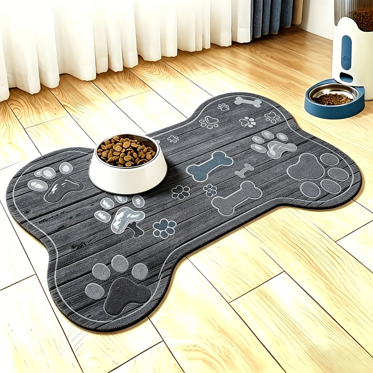 Large Non-Slip Pet Feeding Mat – Quick-Dry Dog Bowl Mat Pet Feeding Mat Richie's
