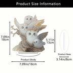 2D Anime Owl Statue Acrylic Desktop Decor & Gift Figurine Decorative Figurine Richie's 6