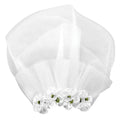 White Tulle Dog Bridal Veil – Lace Floral Pet Headdress Pet Bridal Veil Richie's L