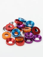 10Pcs Anodized Aluminum Countersunk Washers M2–M5 Colorful Countersunk Washers Richie's