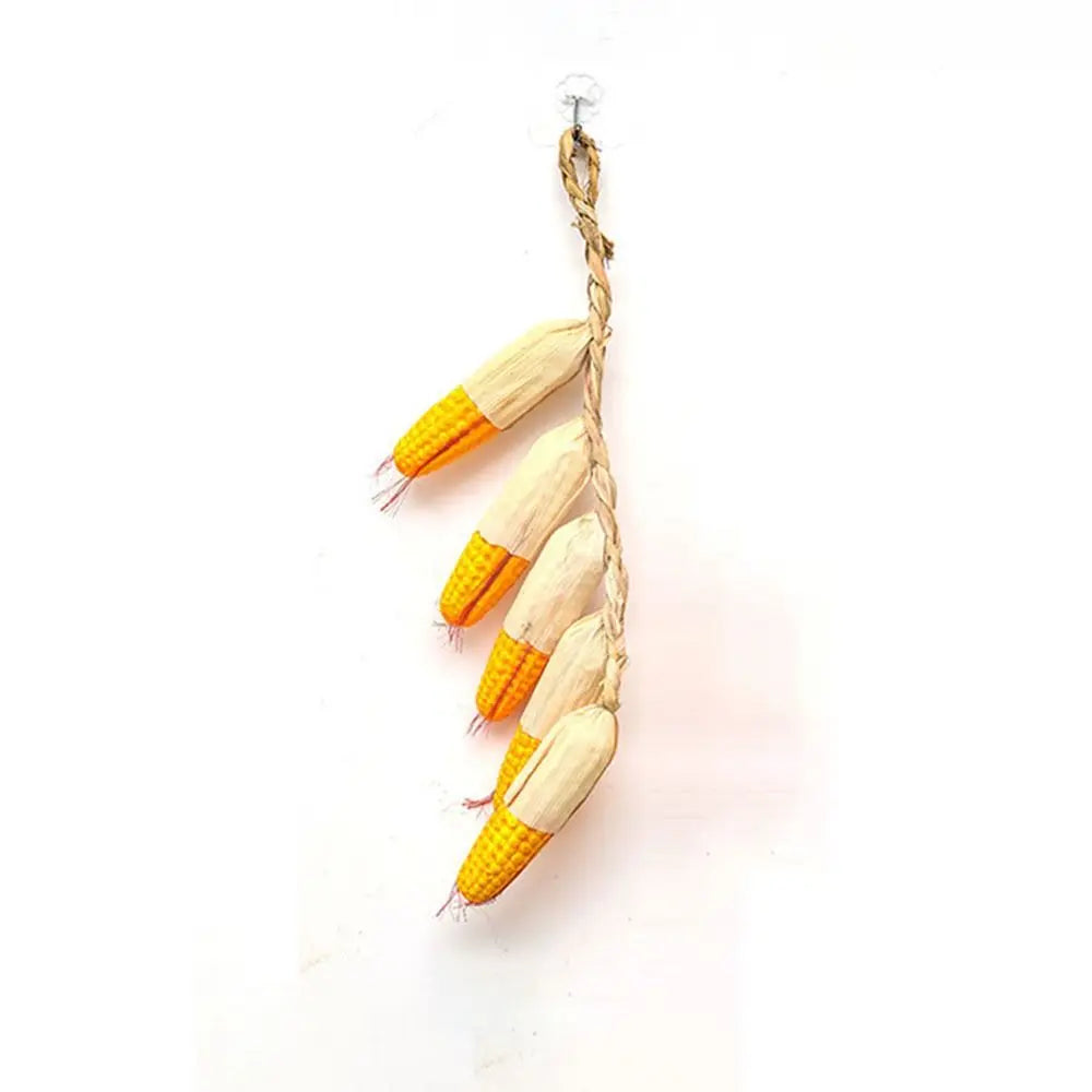 Artificial Foam Vegetable String Hanging Kitchen Home Decor Artificial Hanging Decor Richie's Corn with husk