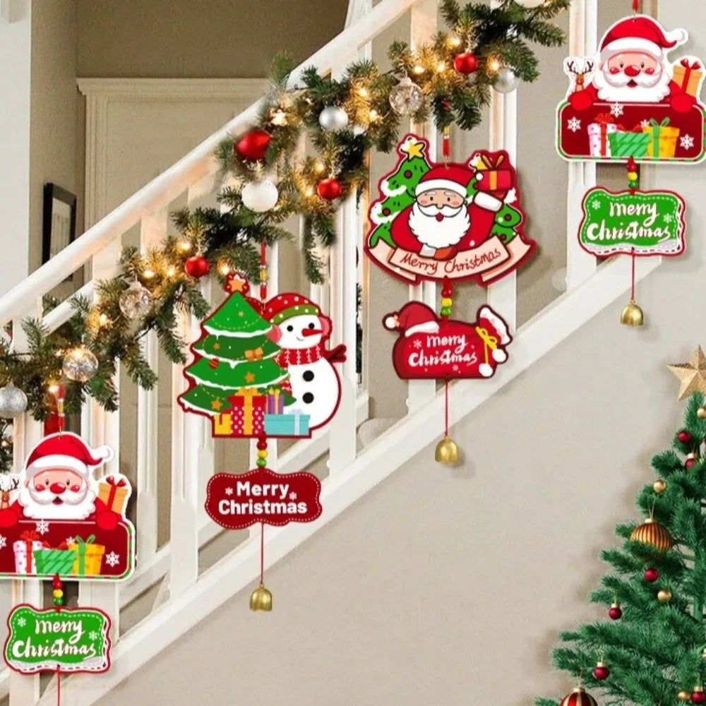 Christmas Wind Chime Bell Ornament – Xmas Door & Window Decor Christmas Wind Chime Richie's