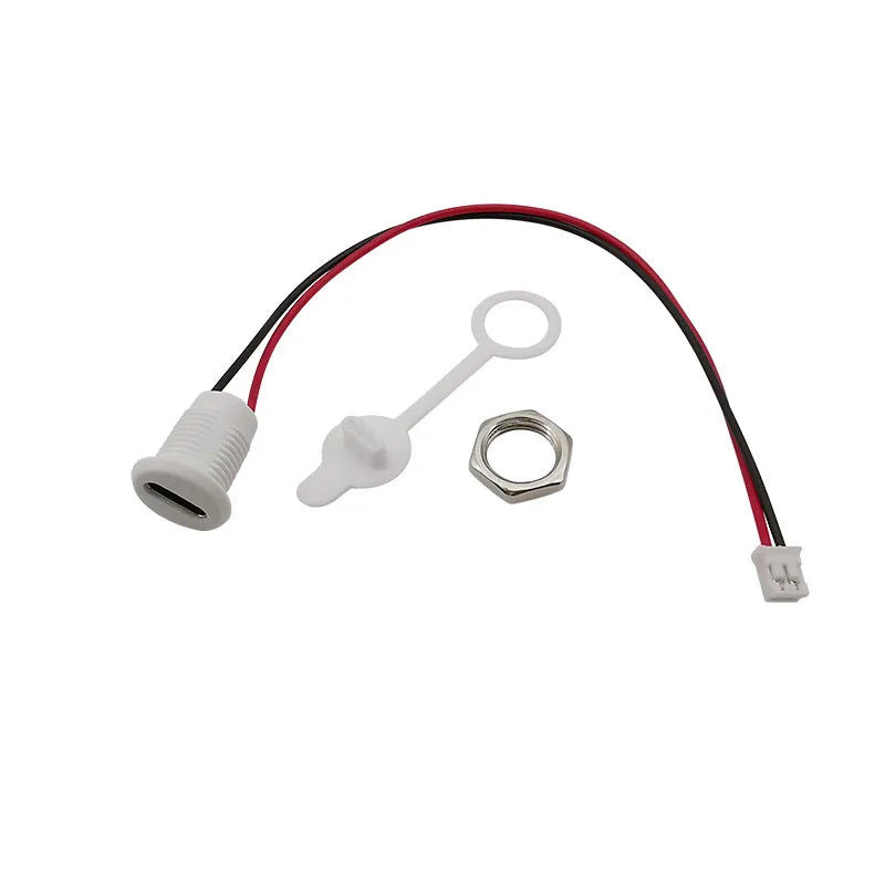 USB Type-C Female to JST PH 2.0mm 2-Pin Connector Cable USB Connector Cable Richie's