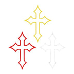 2Pcs Reflective Cross Stickers – Waterproof Night Visibility Decals Reflective Decal Stickers Richie's