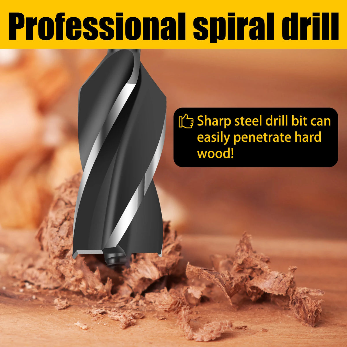 Manual Auger Drill 26mm Carbon Steel Wood Hole Punch Tool Manual Auger Drill Richie's