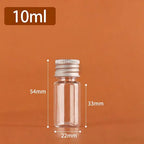 Clear Plastic Bottles with Aluminum Cap – 5ml to 500ml Cosmetic Storage Bottles Richie's A2