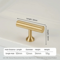 Solid Brass Cabinet Handles Vertical Fluting Drawer Pulls Cabinet Drawer Pulls Richie's Gold knob