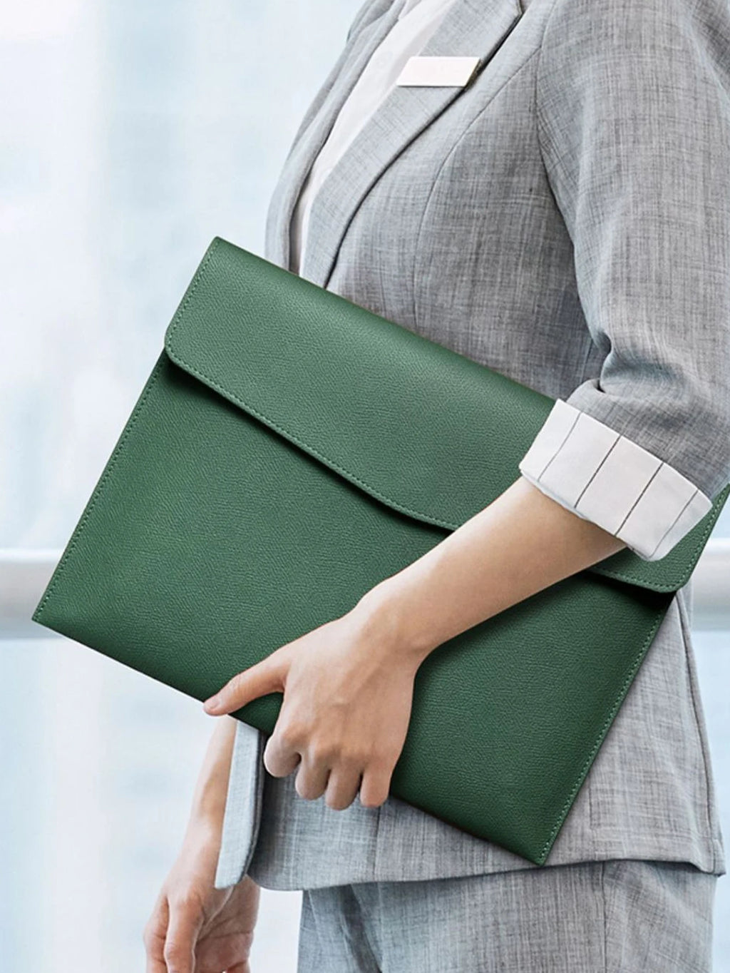 PU Leather A4 Document Folder Snap Closure | Water-Resistant Document Folder Richie's Default Title