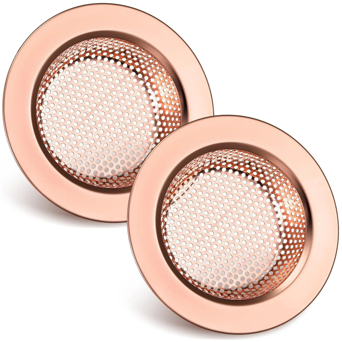 2-Pack Stainless Steel Kitchen Sink Strainer & Drain Filter Sink Drain Strainer Richie's Rose gold 2pcs