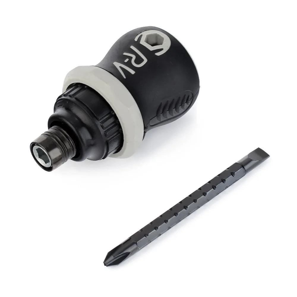Mini Magnetic Ratchet Screwdriver Set – Multi-Head Hand Tool Ratchet Screwdriver Set Richie's black