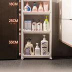3-Tier Rolling Storage Rack for Kitchen, Bathroom & Home Rolling Storage Rack Richie's