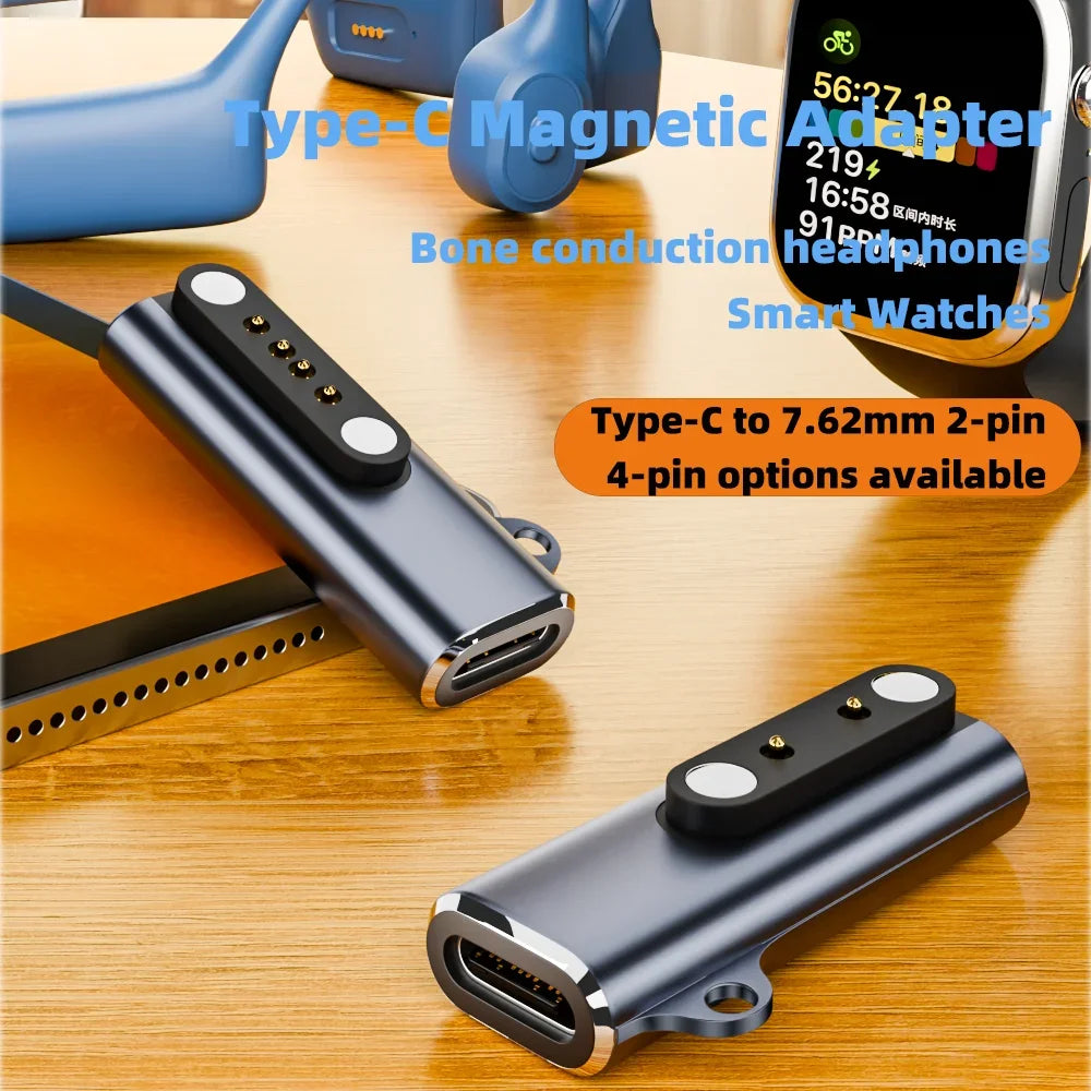 USB-C Magnetic Charging Adapter for Shokz Headsets – 2-Pin/4-Pin Charging Adapter Richie's