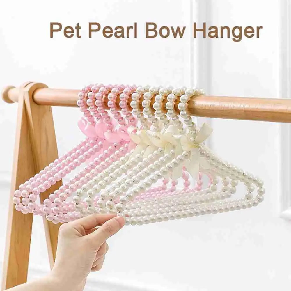 Pet Clothes Hanger – Plastic Rack for Dog & Cat Outfits Pet Clothes Hanger Richie's