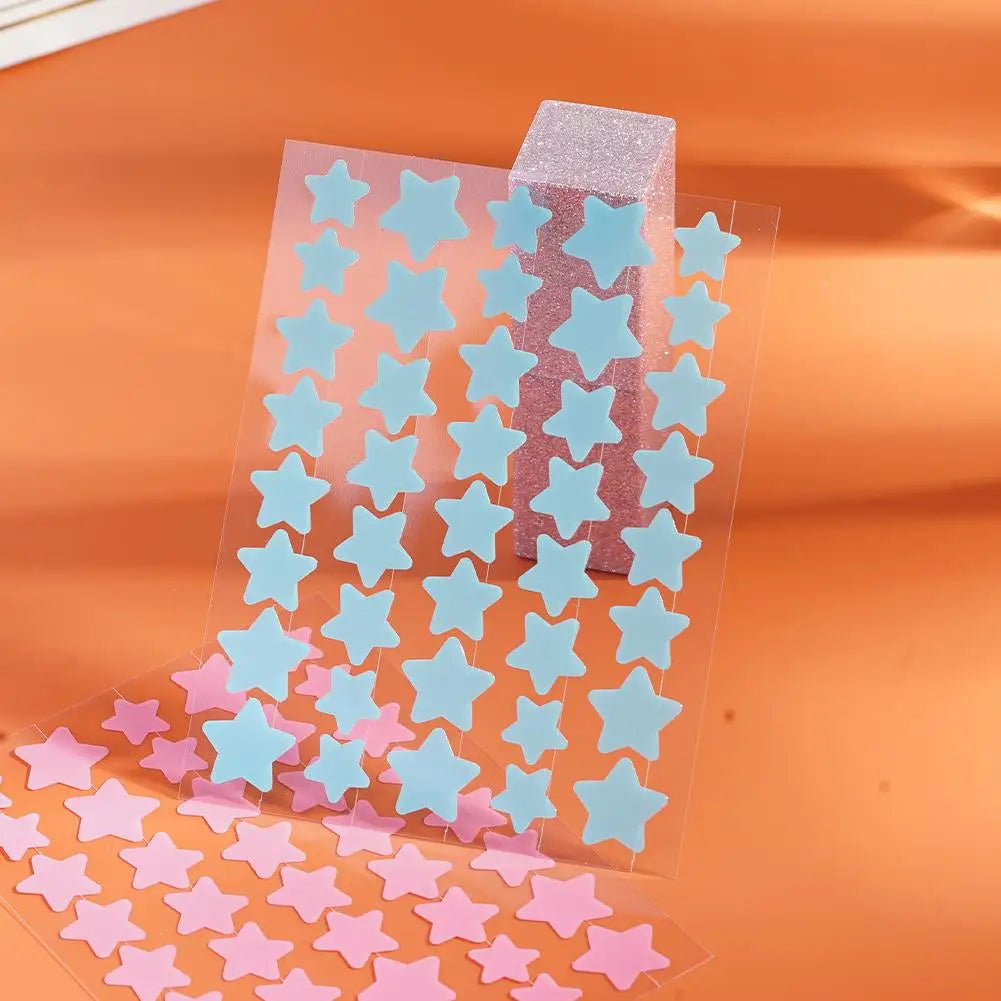 40pcs Star-Shaped Hydrocolloid Pimple Patches – Colorful Cover Pimple Patches Richie's