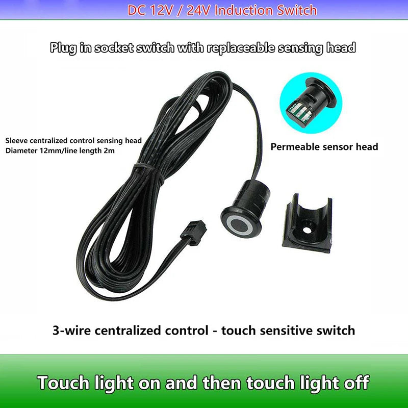 Smart LED Cabinet Sensor Switch – Touch, PIR, Hand Sweep LED Sensor Switch Richie's Touch