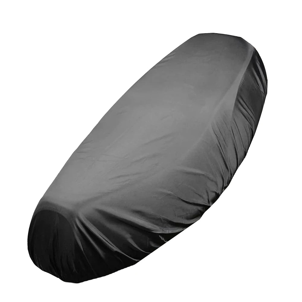 Waterproof Motorcycle Seat Cover UV & Dust Protector – PU Leather Motorcycle Seat Cover Richie's Black