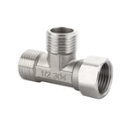 G1/2" Stainless Steel T-Valve Toilet Diverter for Bidet & Shower Plumbing Diverter Valve Richie's