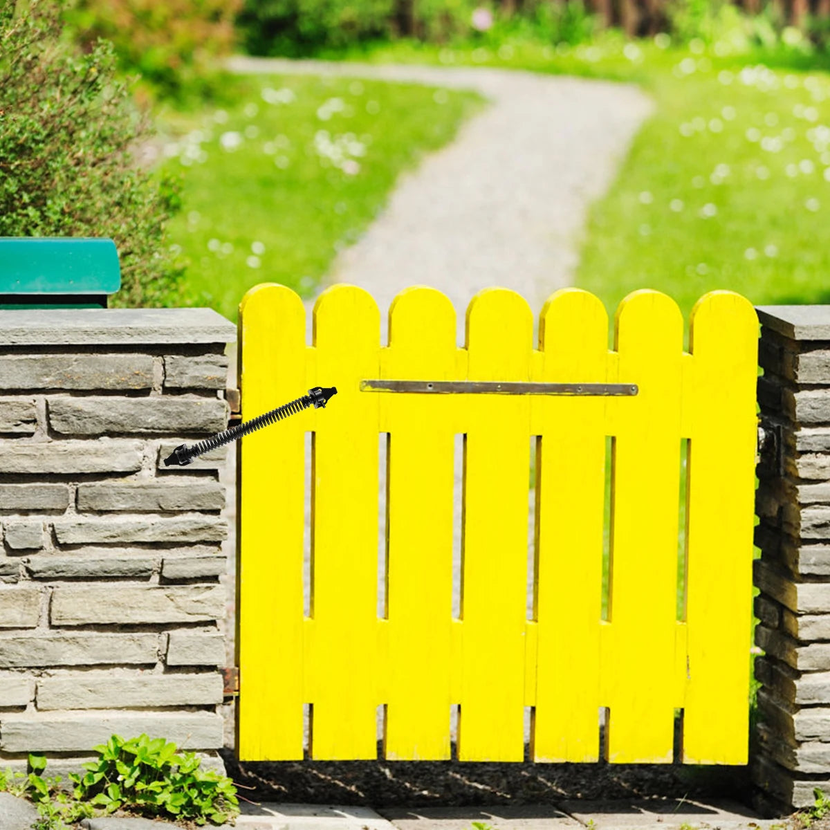 8-Inch Automatic Garden Gate Spring Closer – Rust-Proof Metal Gate Spring Closer Richie's