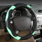 PU Carbon Fiber Leather Car Steering Wheel Cover 14.5–15" Steering Wheel Cover Richie's 1pc 3