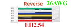 10pcs EH 2.54mm Female Plug Connector Wire 26AWG – Multi-Pin PCB Wire Connector Richie's Reverse 12P 10Pcs|300mm
