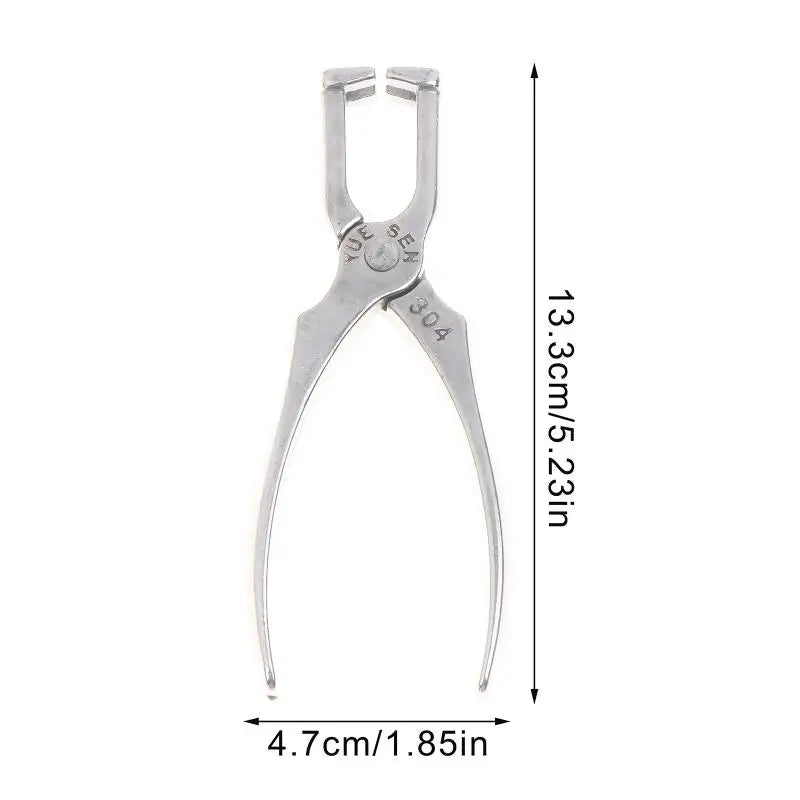 Stainless Steel Zipper Plier – Install & Repair Tool for DIY Zipper Repair Tool Richie's Silver