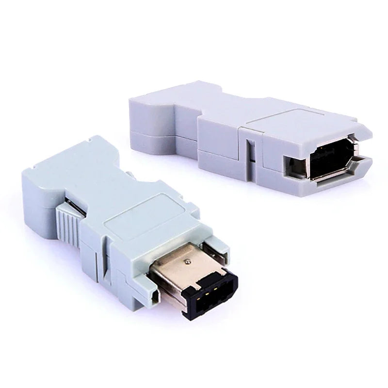 6-Pin Encoder Plug for Yaskawa & Panasonic CN3 Gold-Plated Encoder Connector Plug Richie's