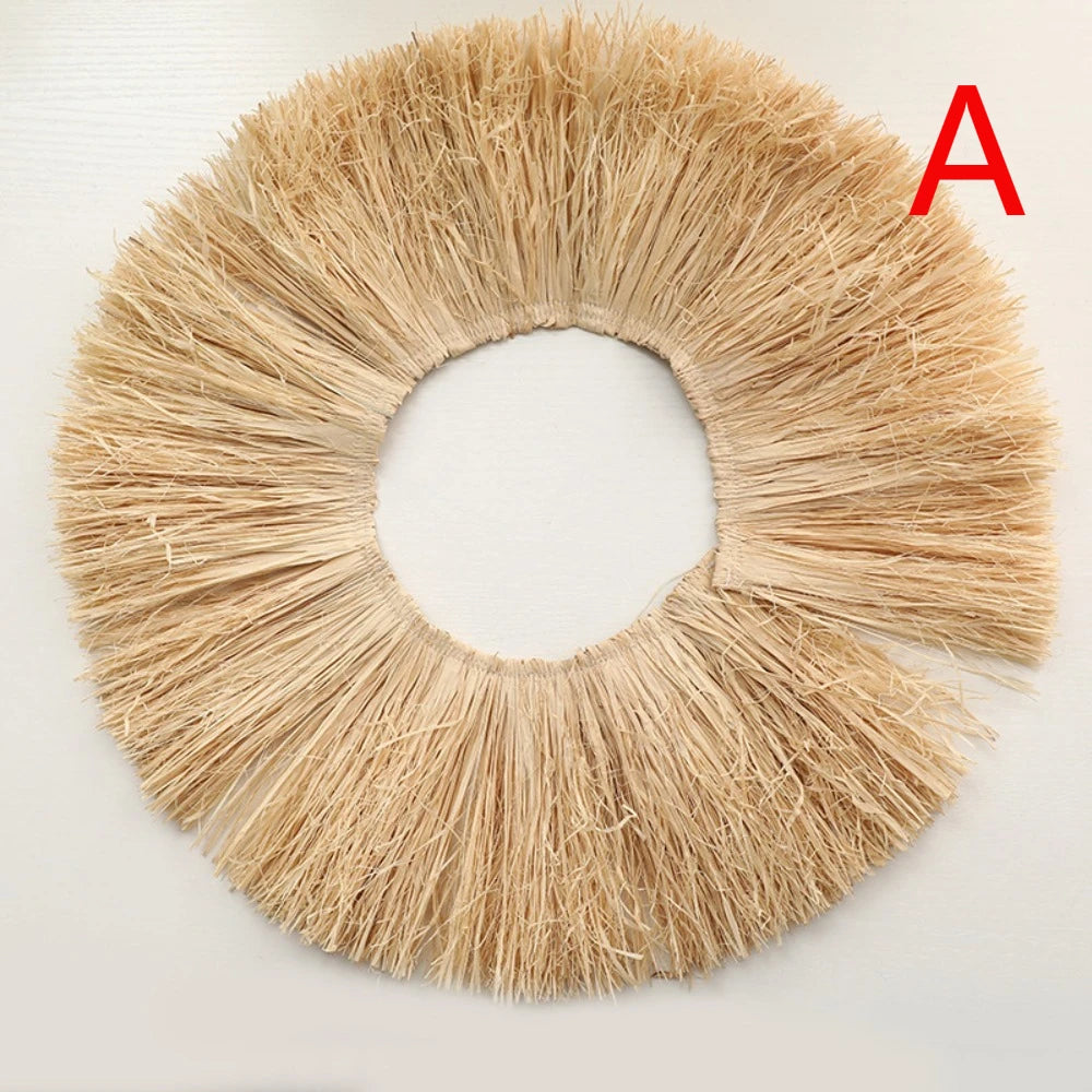 Raffia Grass Garland DIY Jute Fringe Trim Wedding Wall Decor Wedding Garland Trim Richie's A Width-8cm