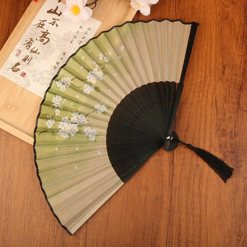 Chinese Foldable Hand Fan – Wood Wedding & Costume Prop Foldable Hand Fan Richie's A3