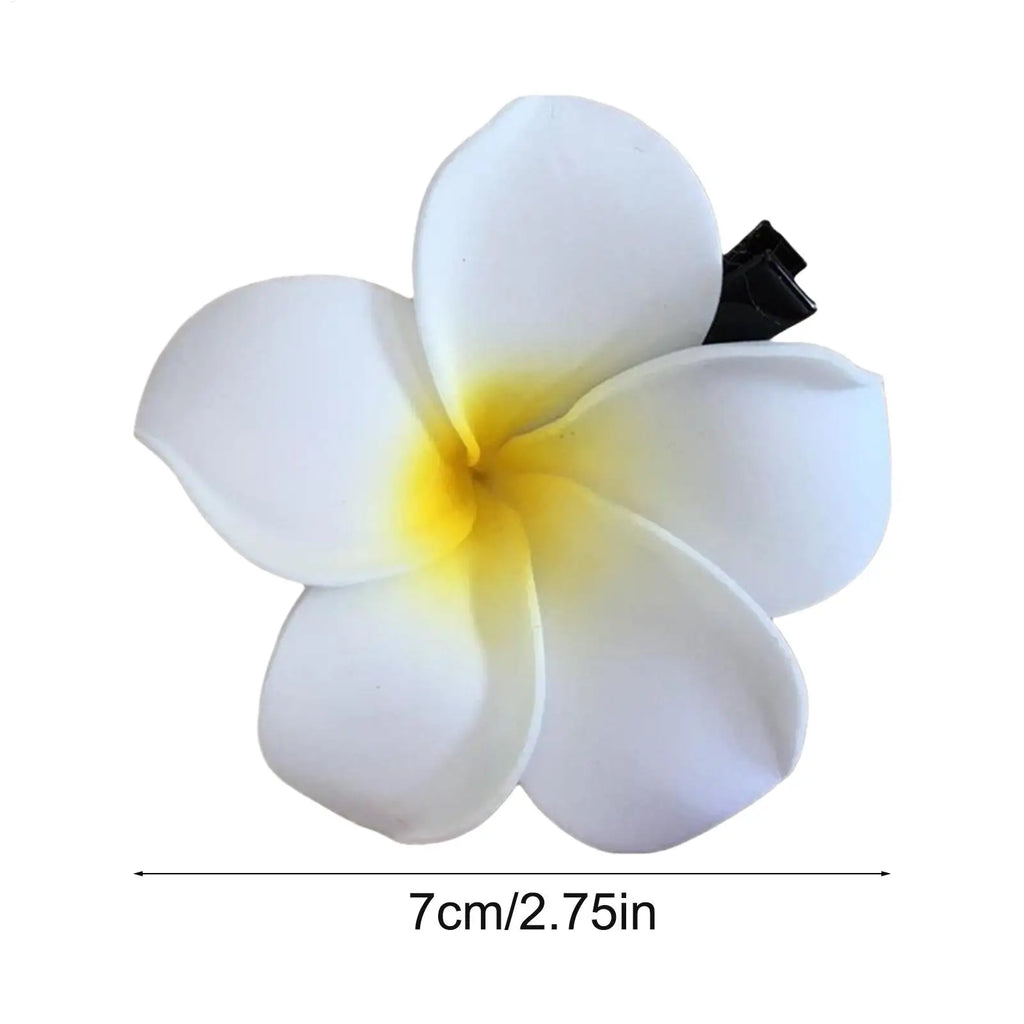 Plumeria Flower Hair Clip – Frangipani Wedding Barrette Flower Hair Clip Richie's