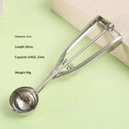 Stainless Steel Ice Cream Scoop Set – 3 Sizes, Spring Handle Ice Cream Scoop Set Richie's Diameter 40mm
