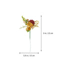 5-Pack Artificial Christmas Flower Branch & Leaf Picks Holiday Floral Picks Richie's