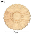 Floral Wood Carved Appliques – Decorative Furniture Corner Accents Wood Carved Applique Richie's 20