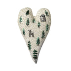 Heart Christmas Embroidery Kit – DIY Cross Stitch Ornament Embroidery Craft Kit Richie's E
